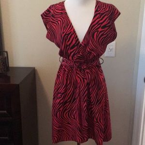 Myan Red & black dress